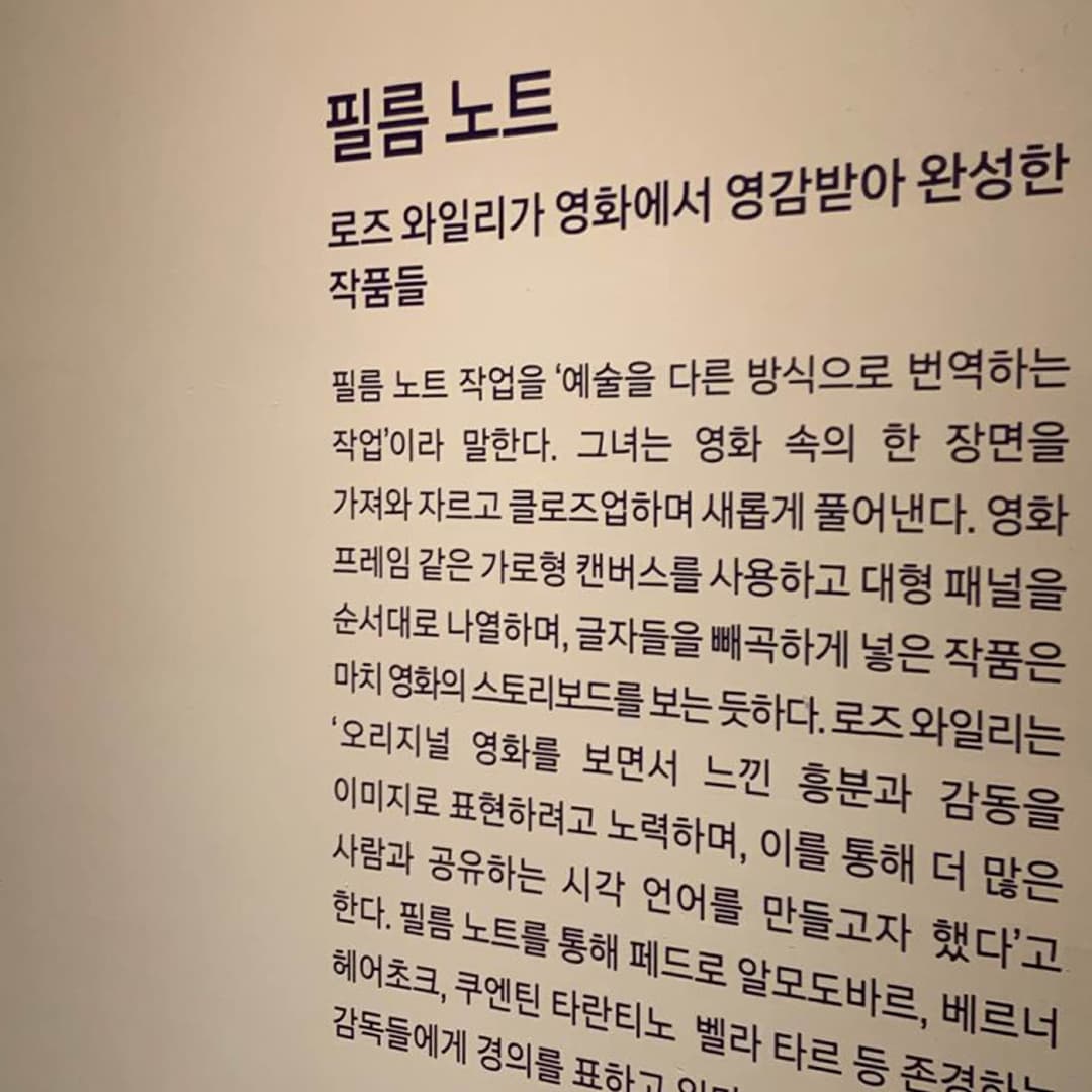 예술의 전당, “로즈 와일리展” 사진 8